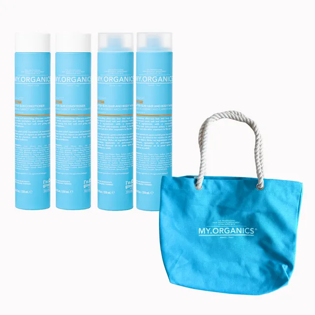 PAKIET MY.TAN - AFTER-SUN HAIR & BODY WASH x2 + AFTER-SUN CONDITIONER x2