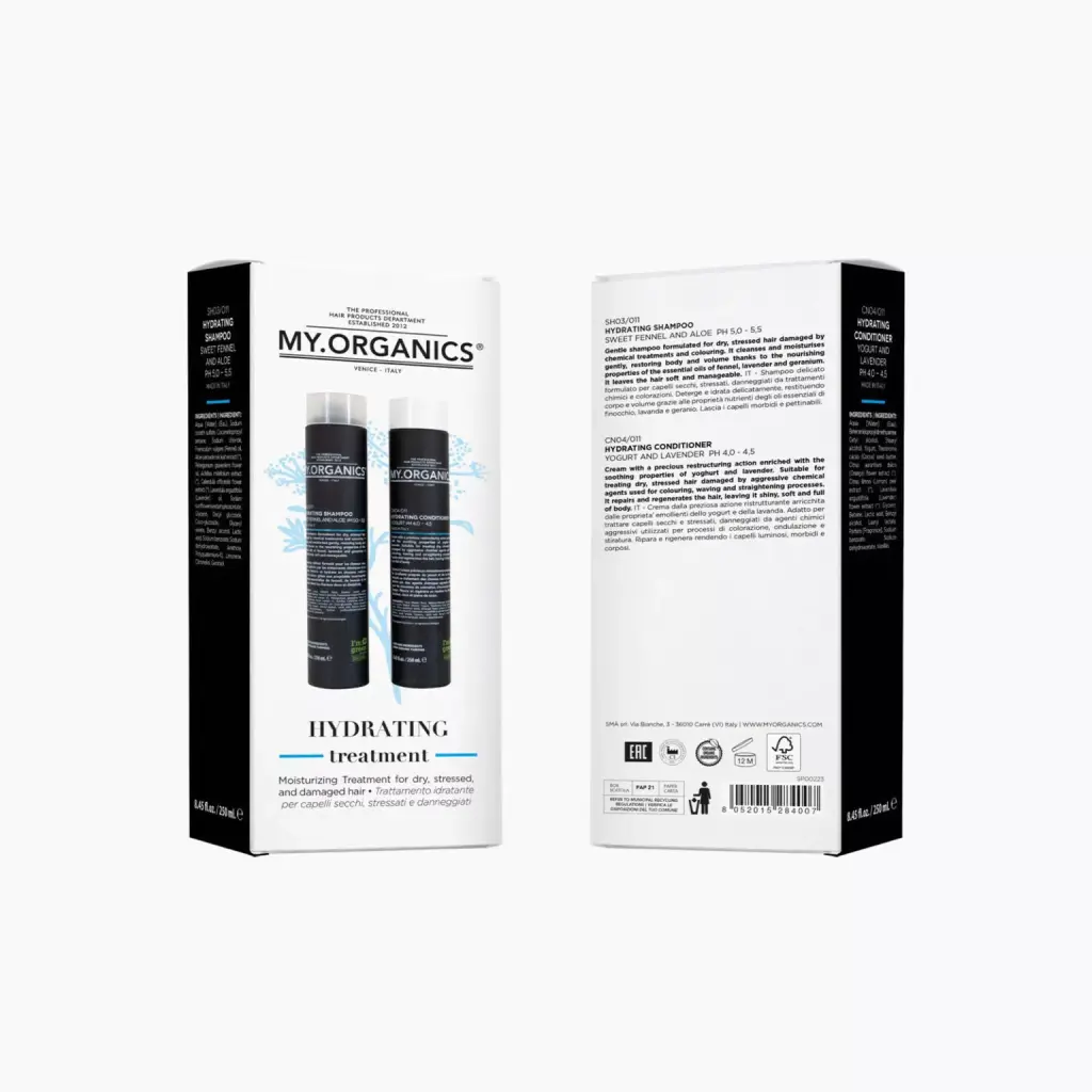 MY.ORGANICS - HYDRATING TREATMENT BOX — zdjęcie 2