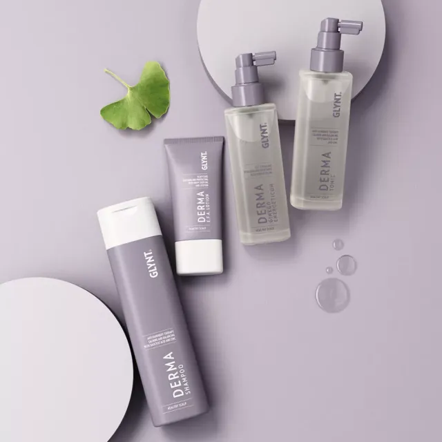Balsam Glynt DERMA E.F.A. – nawilżenie i ukojenie skóry głowy z olejem z pestek winogron