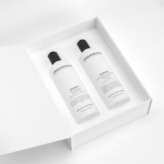Zestaw zagęszczający Organicals Remedy Box – szampon Thickening i odżywka Fortifying 250 ml